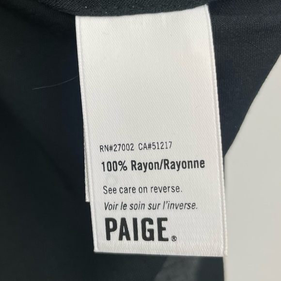 Paige Augustina Black Off Shoulder Ruffle‎ Button Up Blouse - Picture 7 of 11